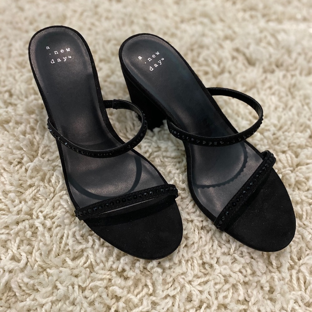 Brand New Black Block Heels